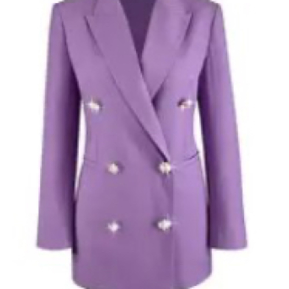 Purple blazer